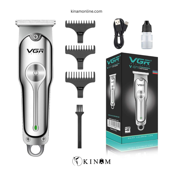 VGR-071 Professional Hair and beard Trimmer for Men – Rechargeable Beard & Hair Cutting Machine