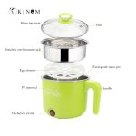 1.8L stainless steel electric cooker front view