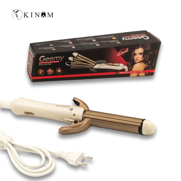 Geemy GM-2962 Hair Straightener 4 in 1 multifunction