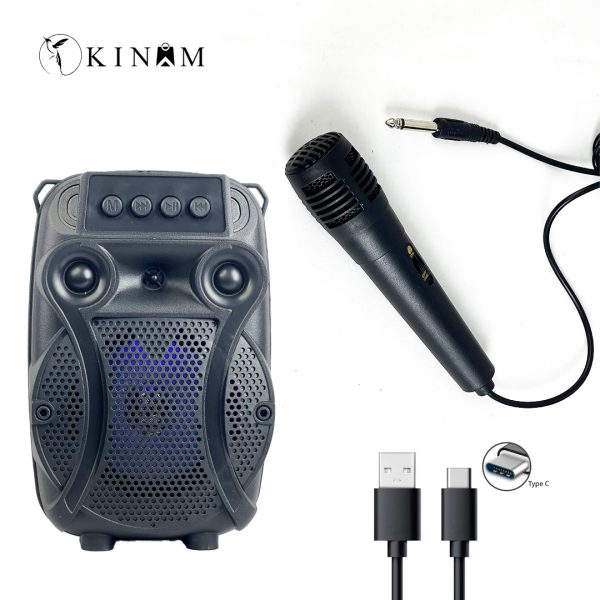 portable ZQS1429 bluetooth speaker with mic for music and calls