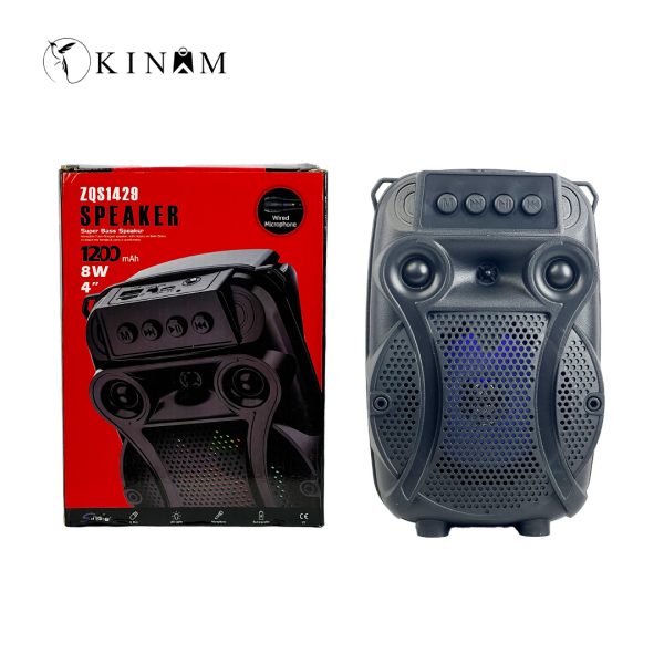 ZQS1429 bluetooth speaker with microphone portable music player