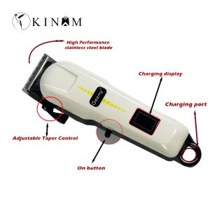 Geemy GM-6008 hair and beard trimmer main view adjustable taper control lever