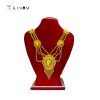 Traditional gold plated coin haar jewelry